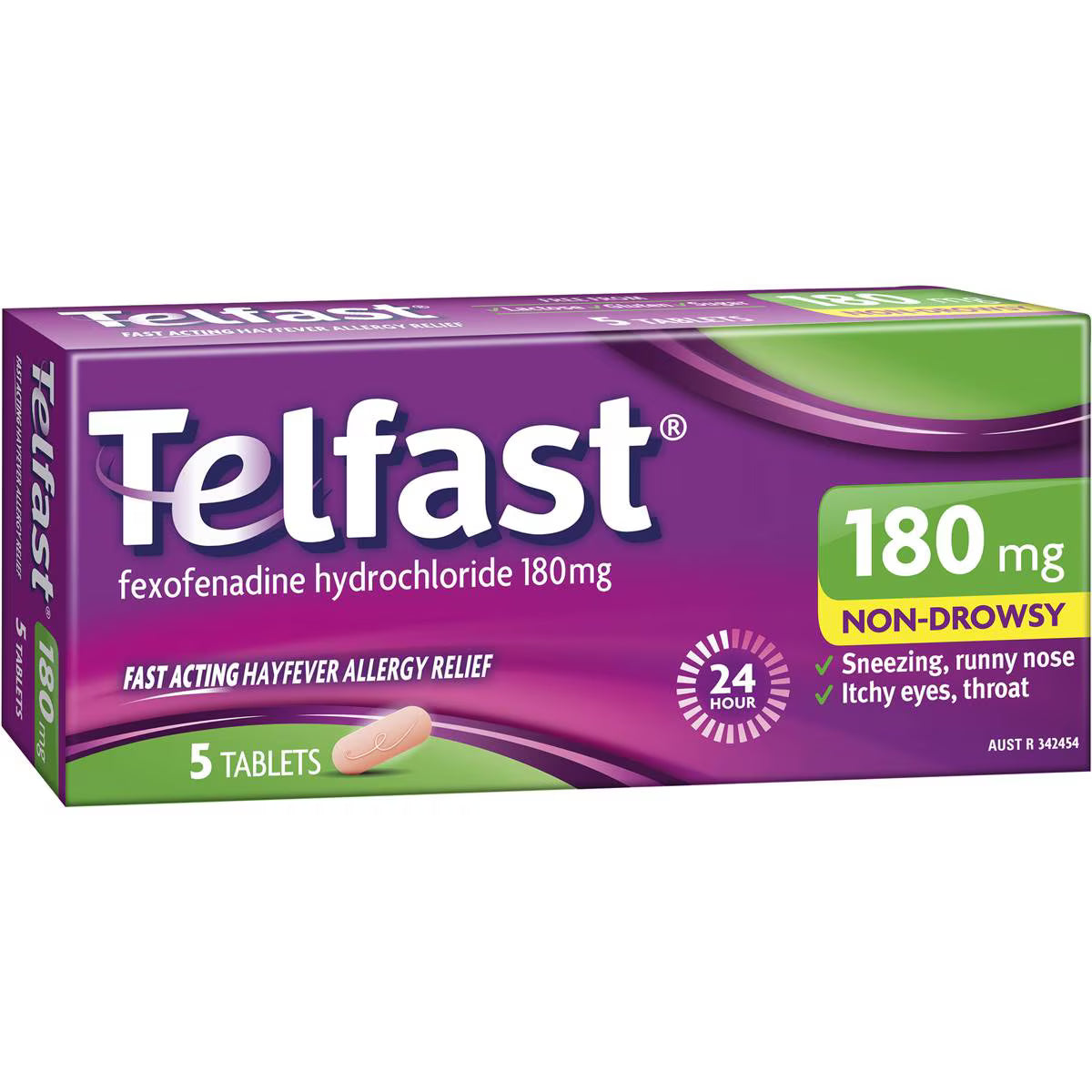 Telfast 180mg 5 Tablets