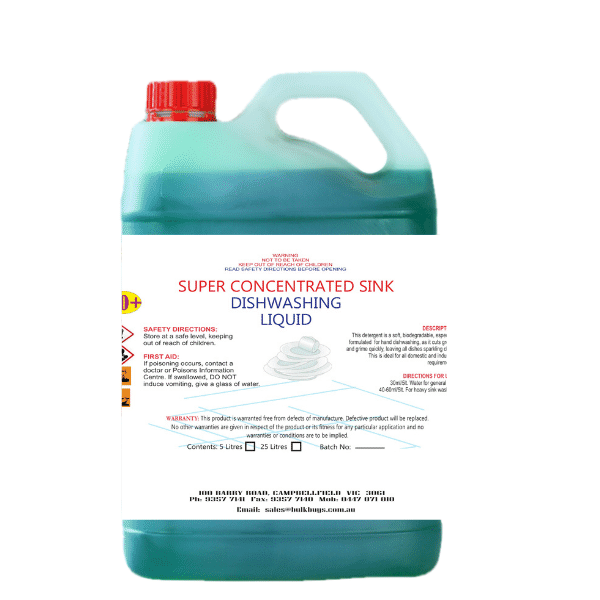 Super Concentrated 20+ Dishwashing Liquid –  5LT
