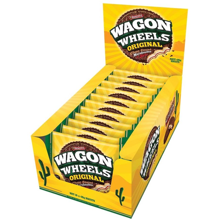 Arnott's Wagon Wheel Biscuit - 48 g x 16 Pack