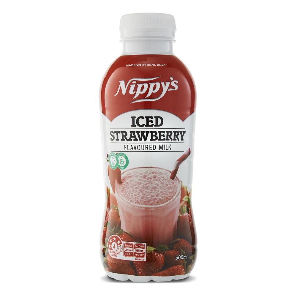 500ML NIPPYS PET STRAWBERRY (x 12 units)
