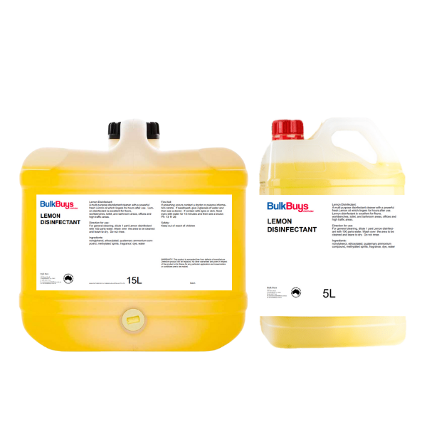 BulkBuys - Disinfectant Industrial Strength - Lemon 15L