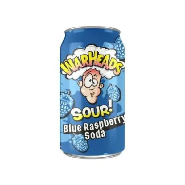 355ML WARHEADS SODA BLUE RASP