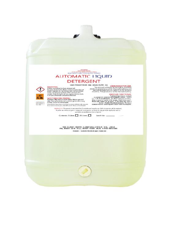 Automatic Machine Dishwashing Detergent –  15LT