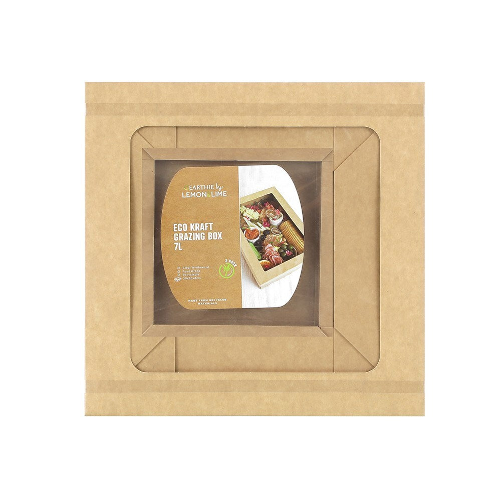 Lemon & Lime - Eathie - Eco Kraft Grazing Box 7L 3pk