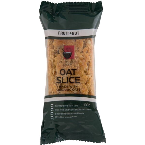 All Natural Bakery Bars Oat Slice - Fruit & Nut 100g