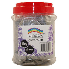 Rainbow Glitter Silver 1Kg