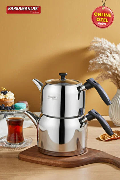 Kahranmanlar Steel Coffee Pot Set