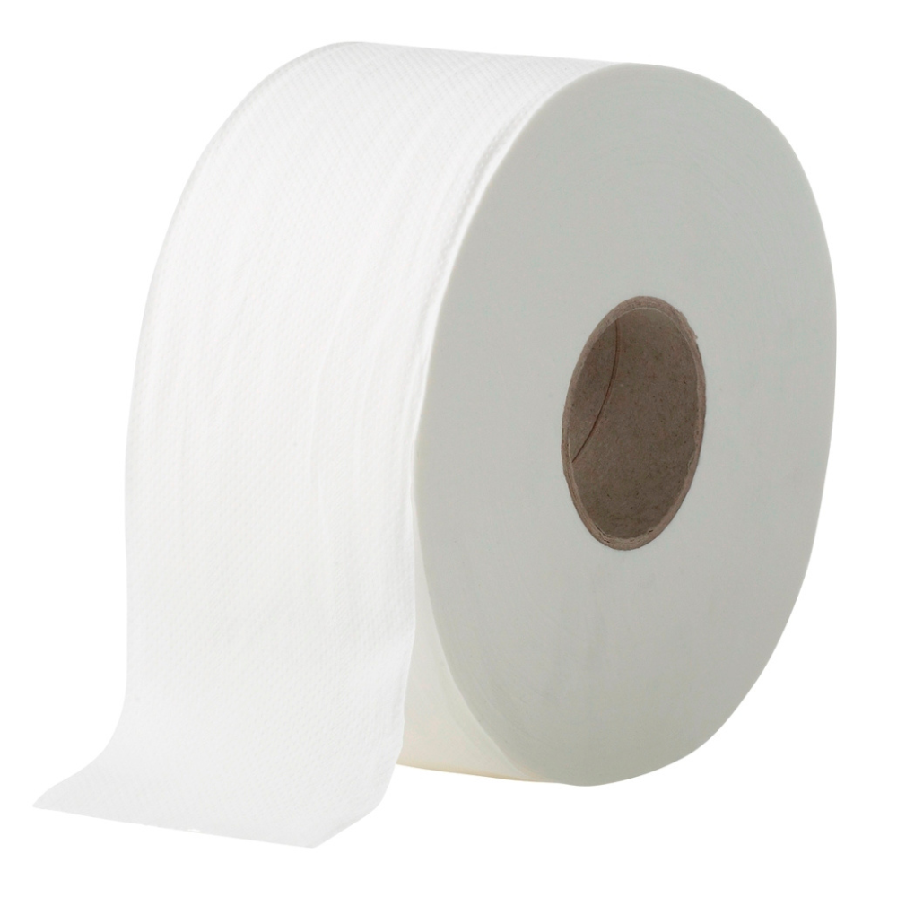 Gentility 2ply Jumbo Toilet Tissue 300m x 8 Rolls Individually Wrapped