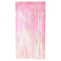 Party Makers - Iridescent Fringe Curtain 200x100 cm 1x Pink
