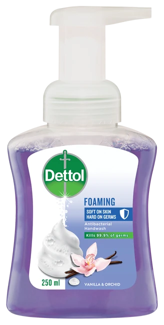 Dettol Antibacterial Foam Hand Wash Vanilla & Orchid Pump 250ml