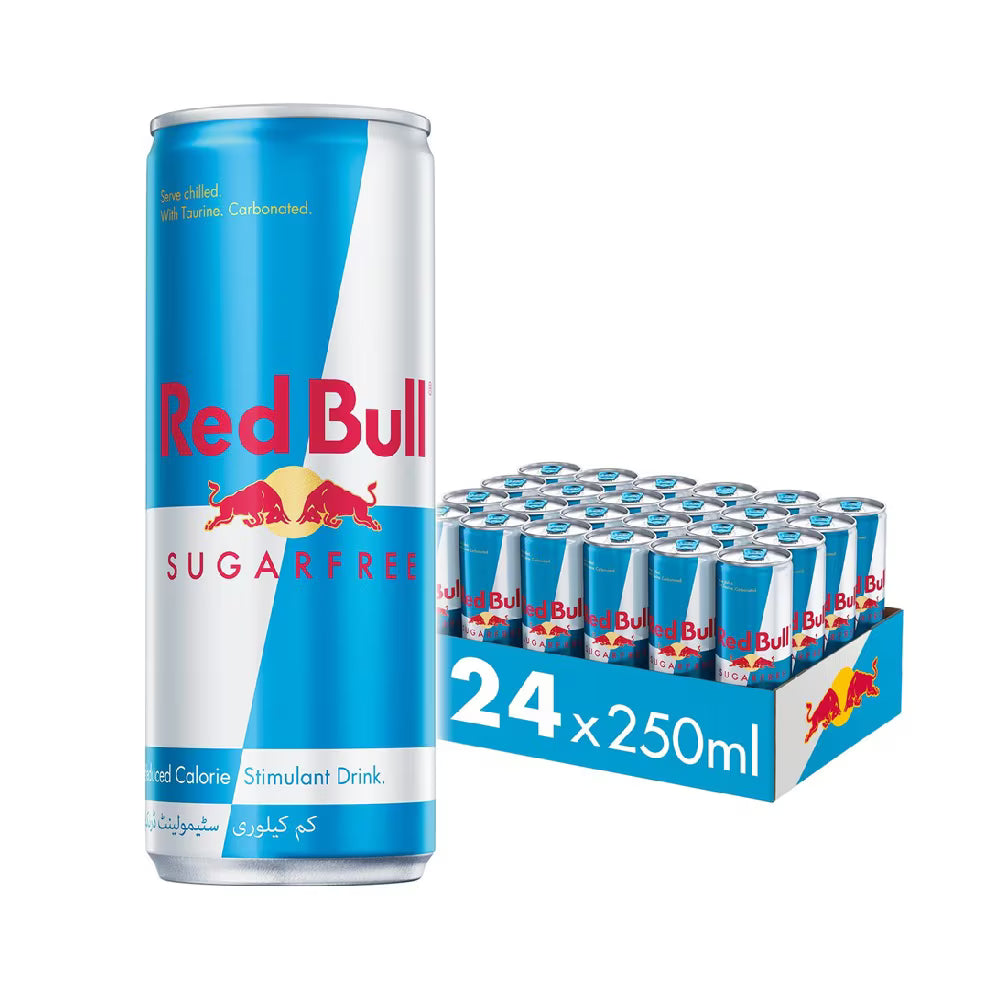 Red Bull - Energy Drink Can - Sugar Free Original 250ml x 24