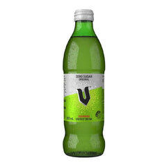V Energy Drink GREEN Zero Sugar Glass Bottle 350ml x 24