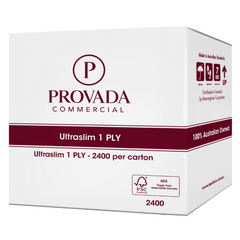 Provada Commercial Ultraslim Hand Towel Virgin 1ply 2400pcs