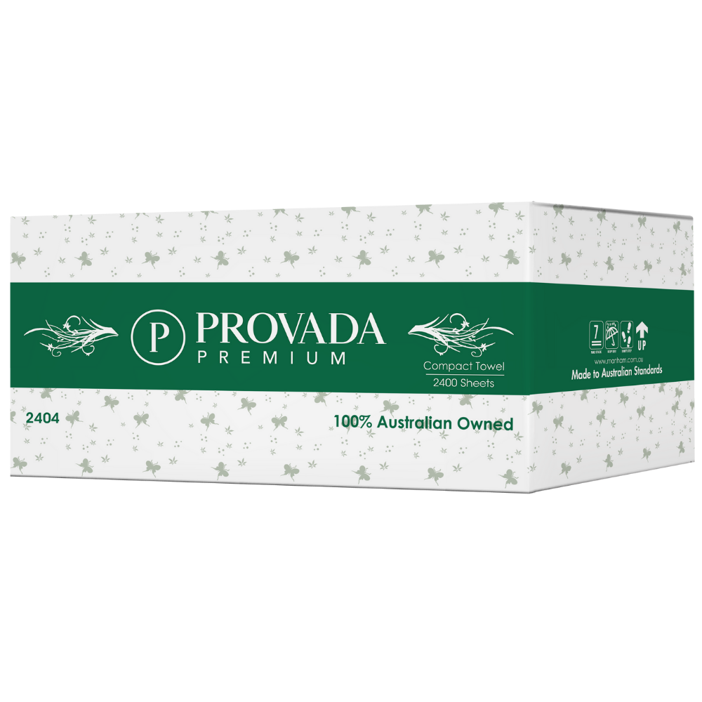 Provada Premium Compact Hand Towel Virgin 1ply 2400pcs