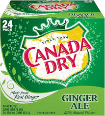 Canada - Dry Ginger Ale Soda Can 473ml x 24 Pack