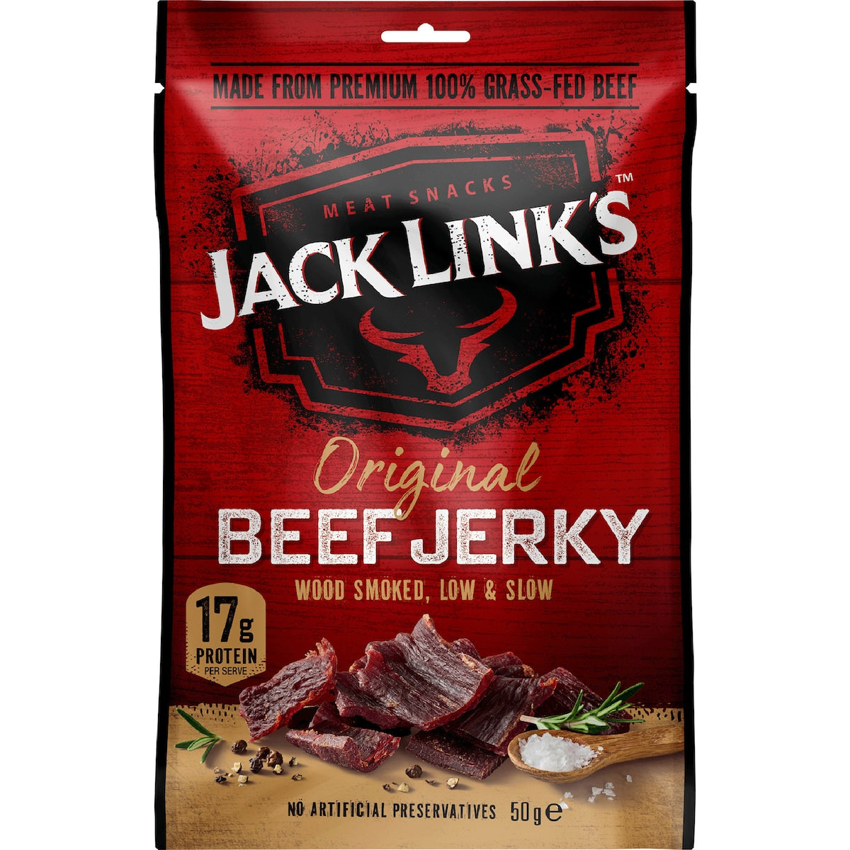50G JL JERKY PEPPERED