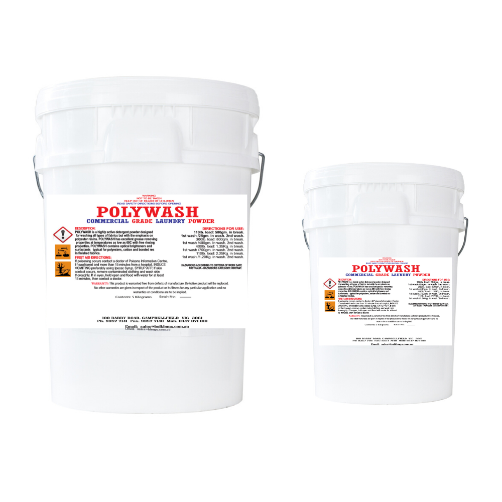 Poly Wash Commercial Grade Laundry Powder – 5KG