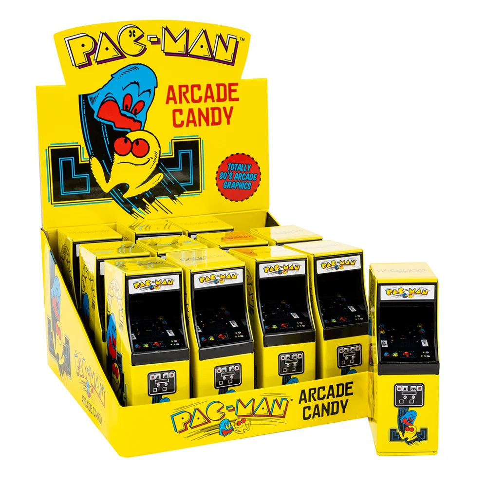 Pac-Man Arcade Strawberry Candy Tin 17g * 12 Pack