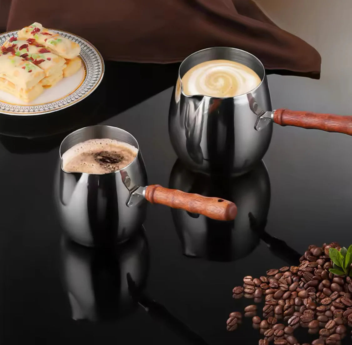 Ozlem Turkish Coffee Pot (Med) S/Steel