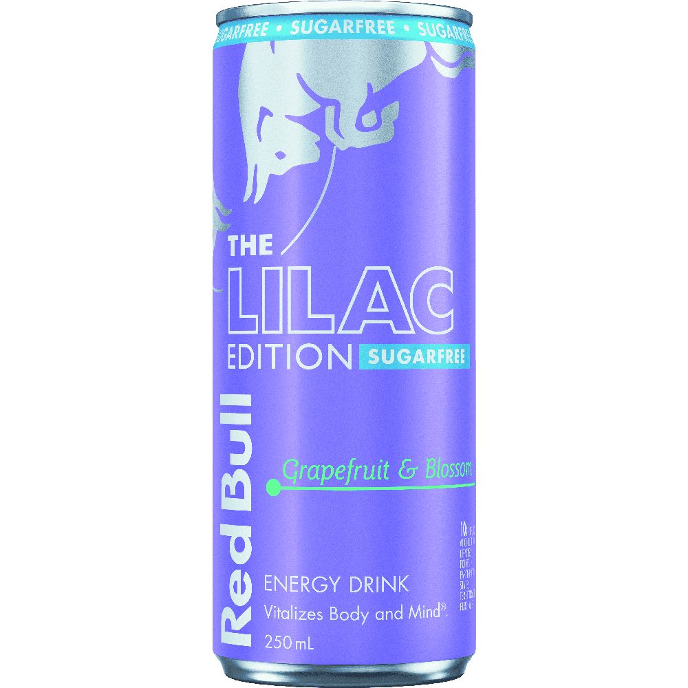 Red Bull - Energy Drink Can - Sugar Free Lilac 250ml x 12