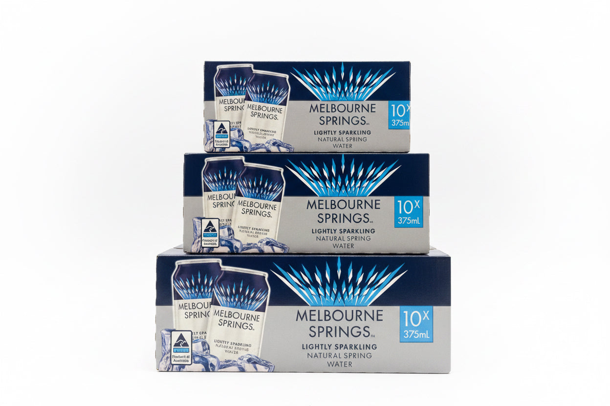 Melbourne Spring Sparkling Water 10 Pack
