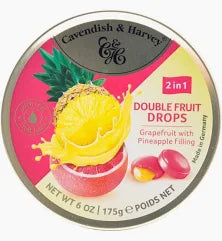 Cavendish & Harvey - Grapefruit & Pineapple Filled Drops 175g