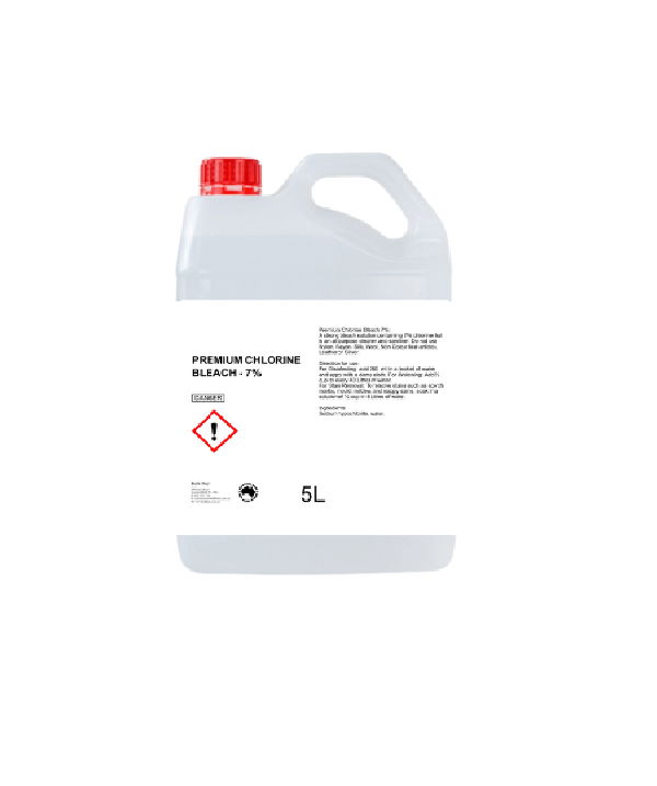 Bleach 7% Chlorine – 5LT