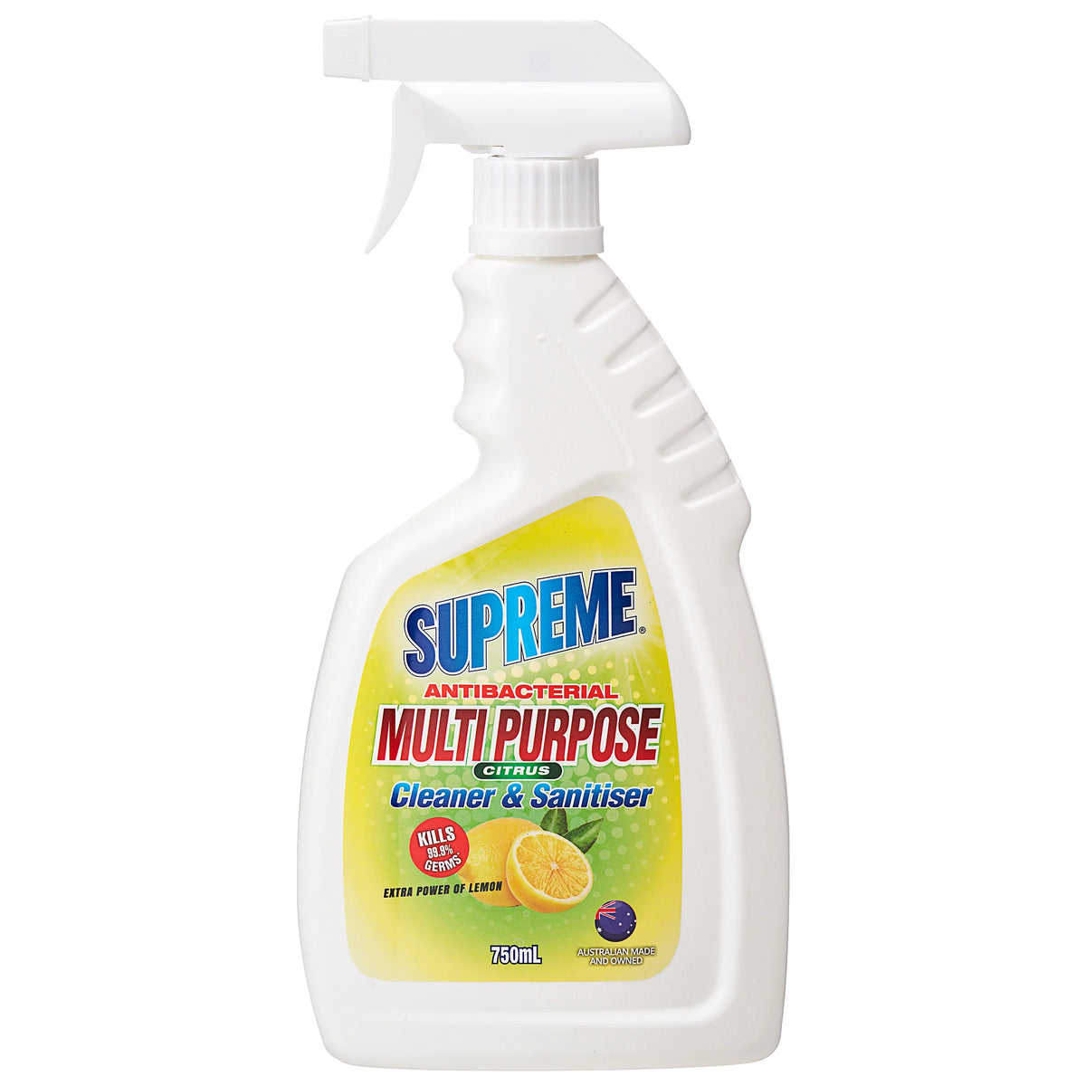 Supreme Antibacterial Multipurpose Cleaner & Sanitiser Sprary 750ml