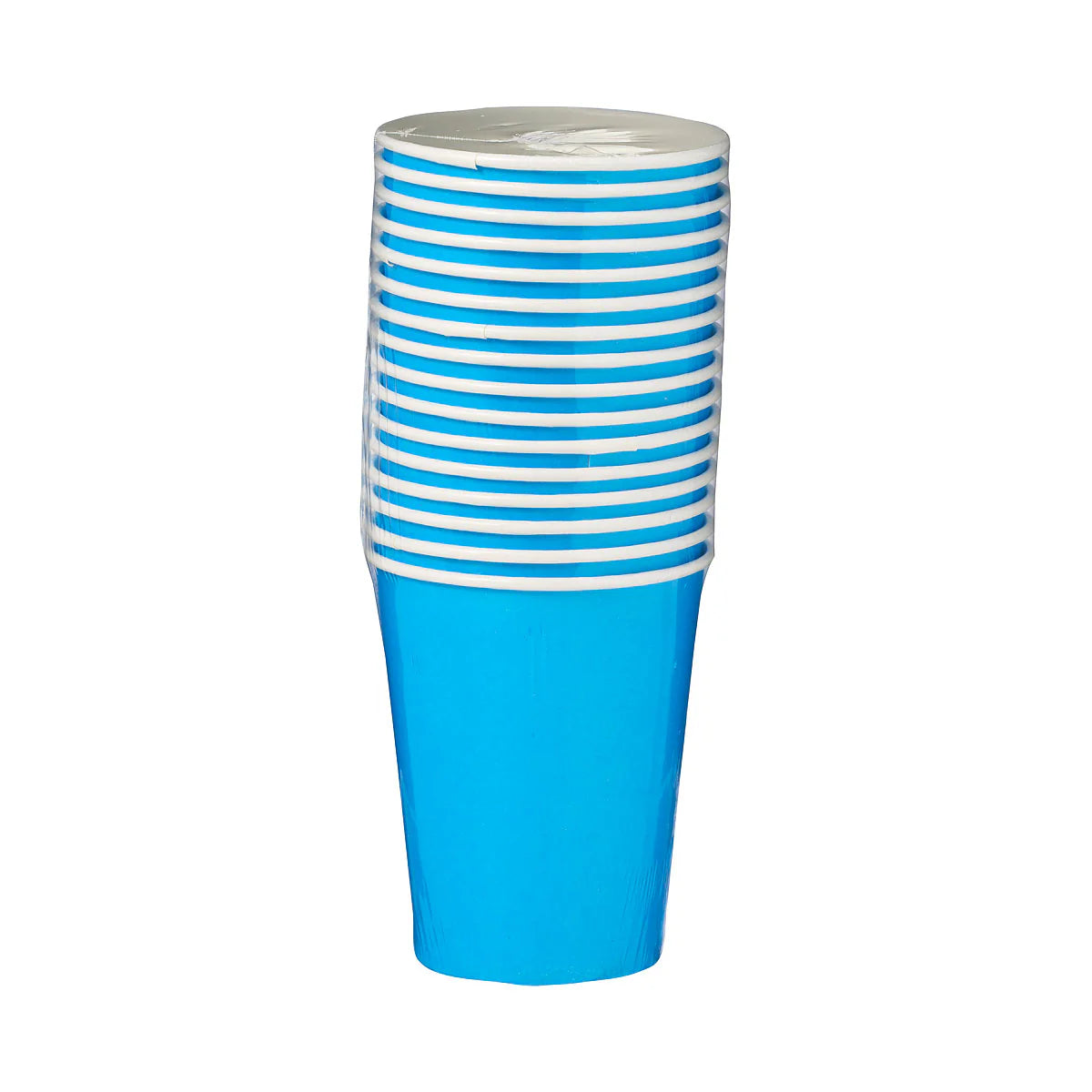 Zoobibi Printed Paper Cups Sky Blue 250ml 8pk