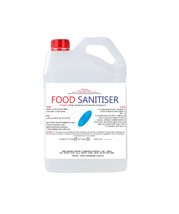Food Sanitiser – 5LT