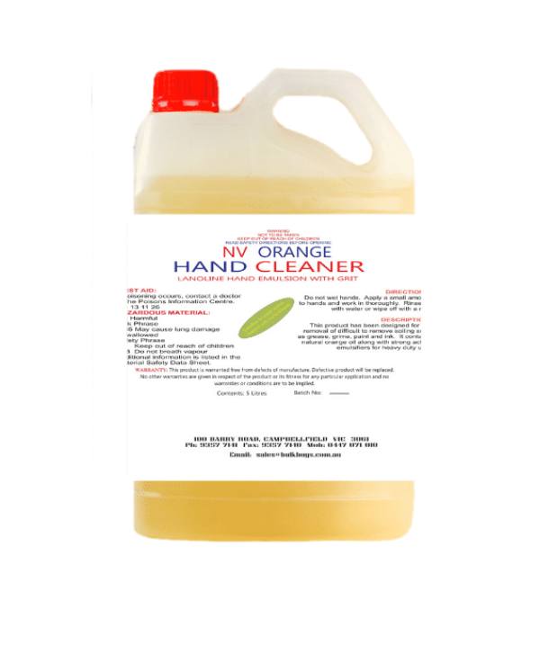 Heavy-Duty Orange Beaded Hand Cleaner – 5LT