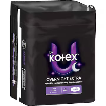 10PK UBYKOTEX O/NIGHT WINGS