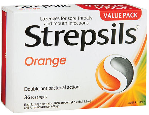 STREPSISLS ORANGE 36'S VALUE PACK 6*