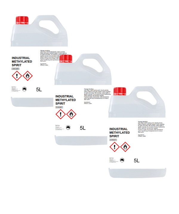 Industrial Methylated Spirits – 3x5lt