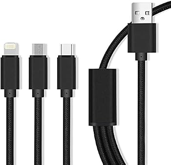 Maxlife 4in1 Fast Charging Cable UsbA+ UsbC to TypeC + Lightning