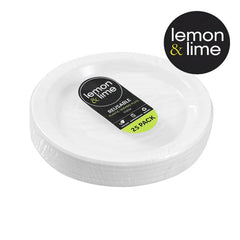 Lemon & Lime - Reusable Serving Plate 22.5Cm 25pk