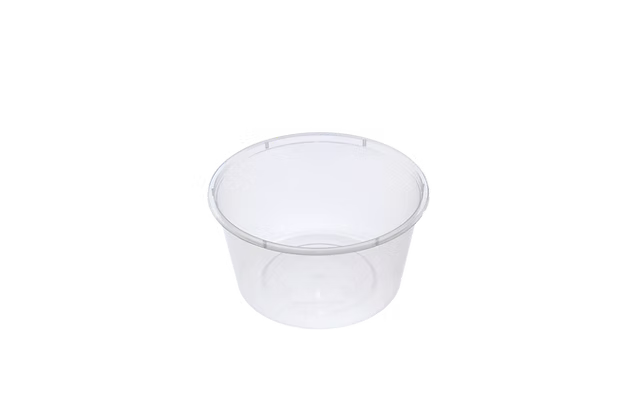 Bundle Awesome - Round Plastic Food Containers Natural - 440ml - 500pcs