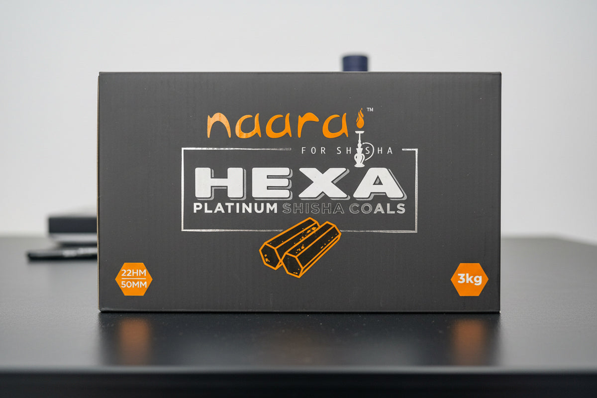 Naara hexa platinum Shisha Coals 3KG