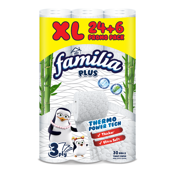 Familia 3ply Bamboo Toilet Paper 30 Rolls