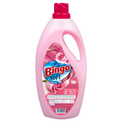 Bingo Fabric Softener Pink Rose 3LT