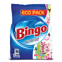 Bingo Front & Top Load Washing Powder 9kg Spring Garden