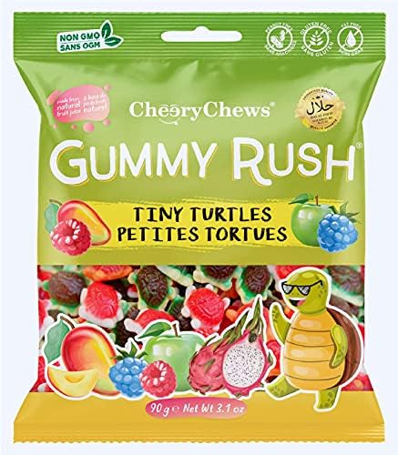 Gummy Rush Tiny Turtle Bag 90g * 12 Pack
