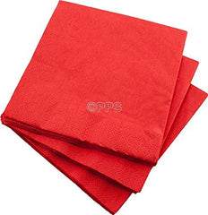 Party Makers - Red Napkins 33cm x 33cm 20 Pack