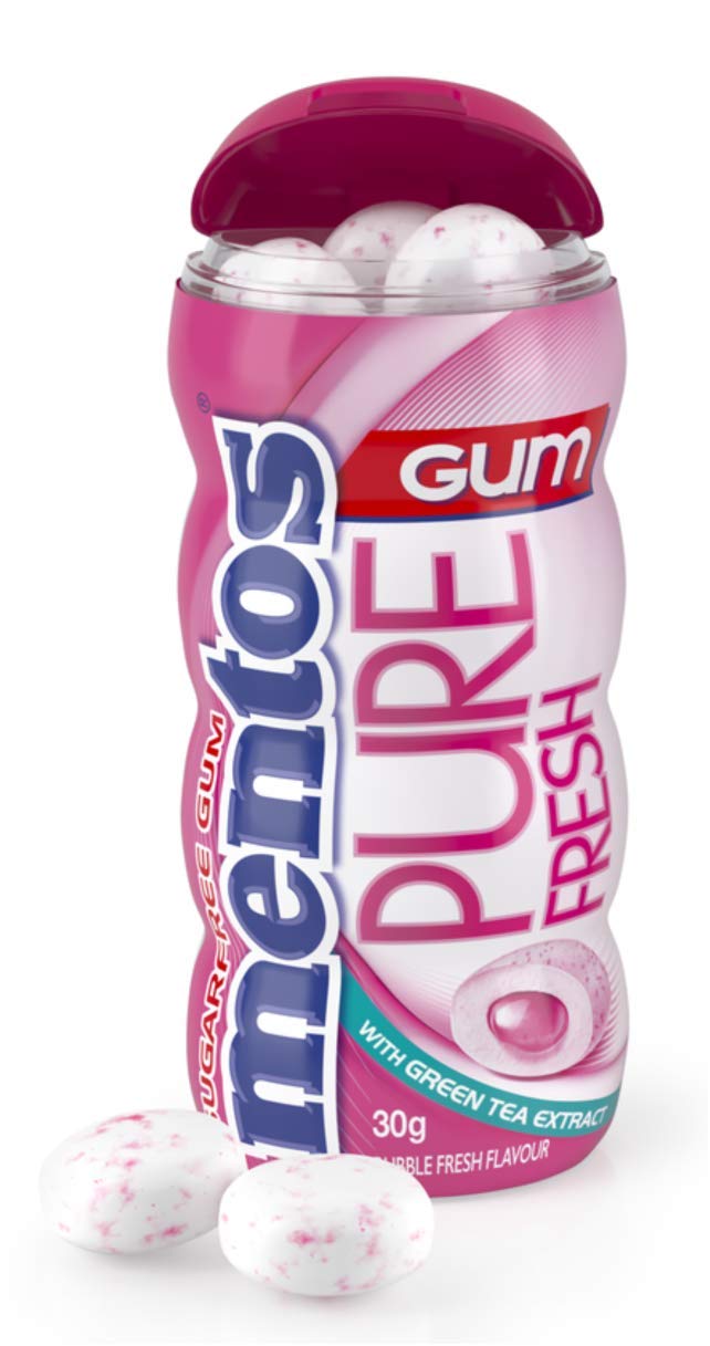 Mentos Gum Pure Fresh Bubble Fresh Sugar Free 30g x 10