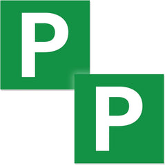 Yat Magentic Green P Plates