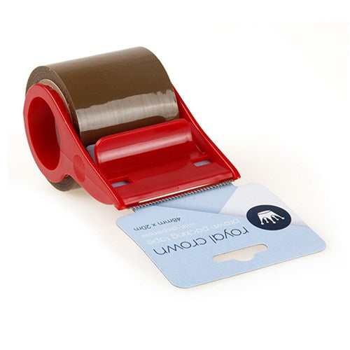 Brown Packaging Tape with Dispenser 48mm x 20m
