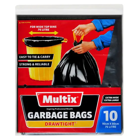 Multix - Heavy Duty Garbage Bag 76L Individual Deal