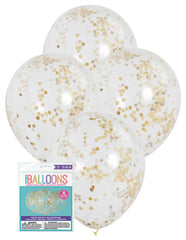 6X12 Clr Bln W/Gold Conpf