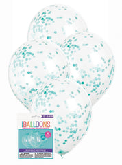 6X12 Clr Bln W/C Teal Conpf