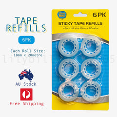Class Mate Sticky Tape Refills 6pk